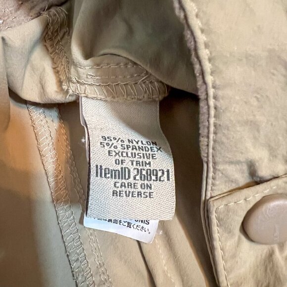 L.L. Bean Women's Water-Repellent Comfort Shorts, Mid-Rise Costal Dune Size 6 - Picture 8 of 9